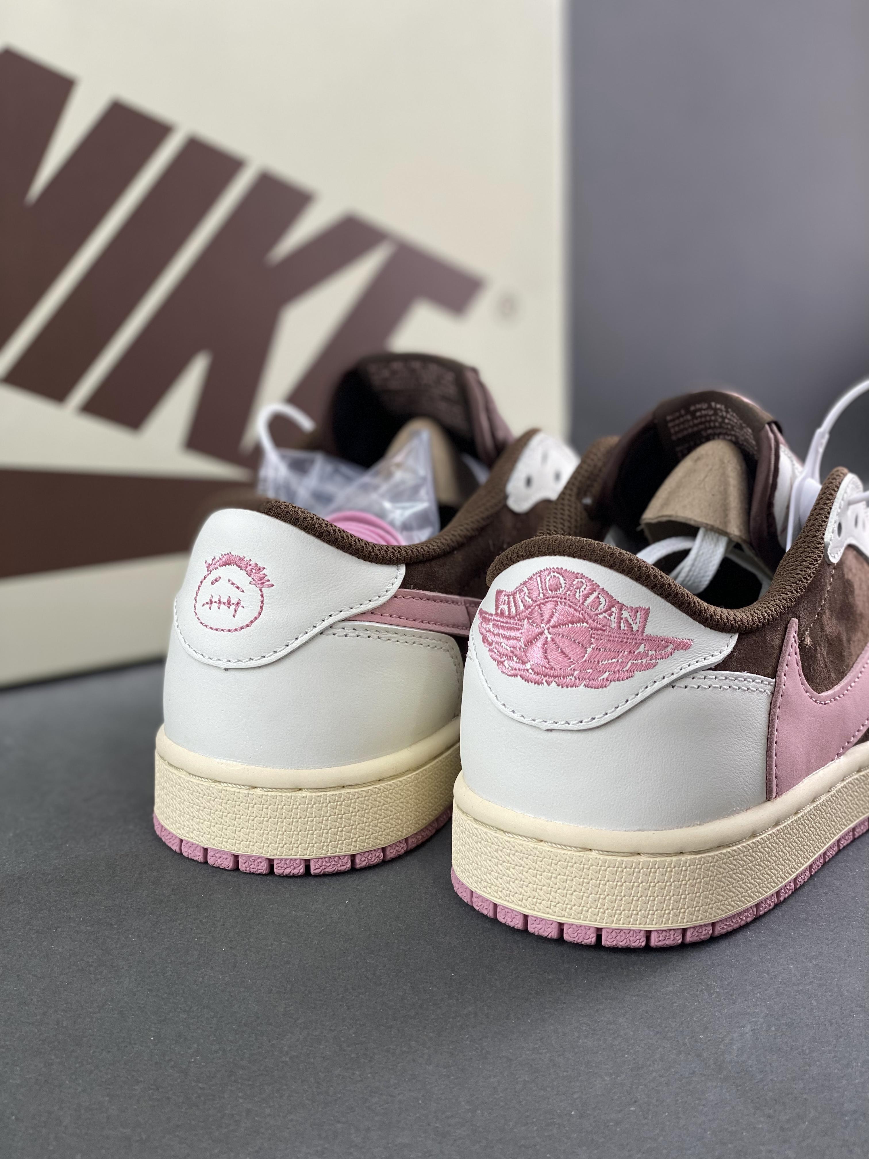 Custom Travis Scott x Air Jordan 1 Low DX4131-206 - tntwear1