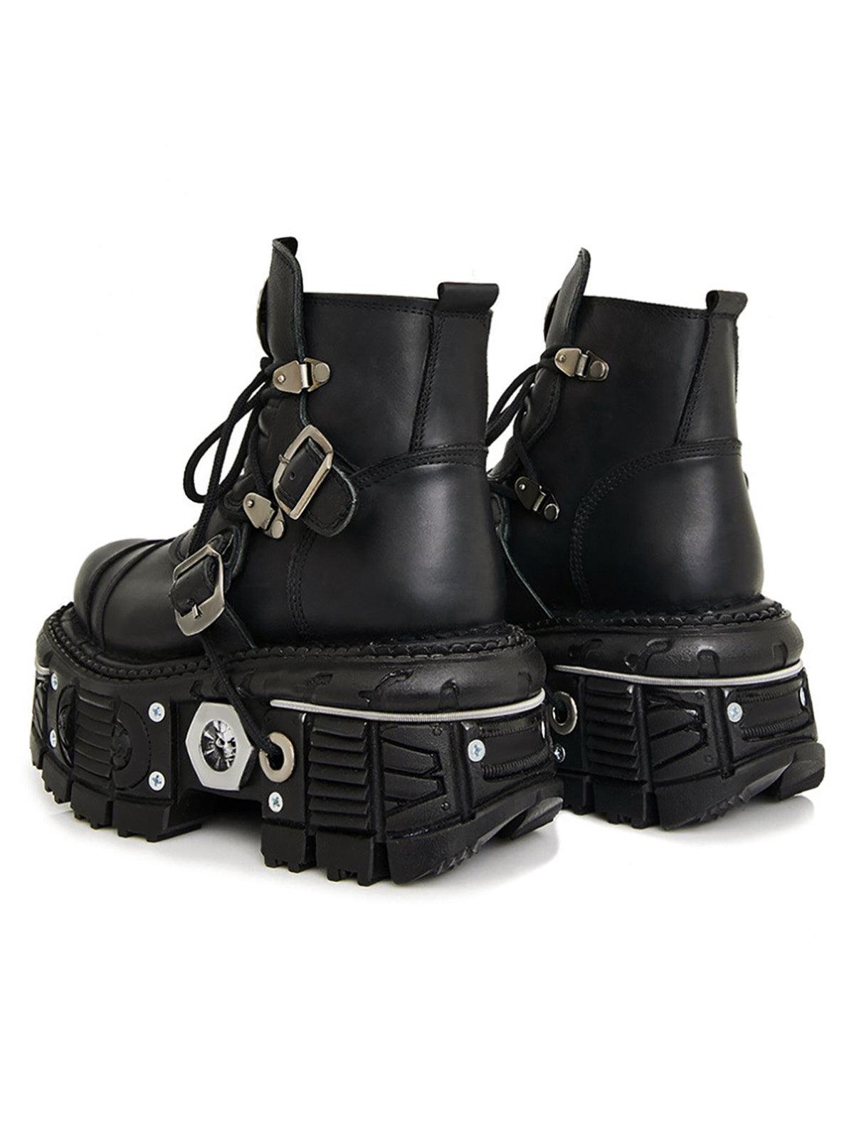 Tntwear Retro Punk Style Martin Boots - 2198