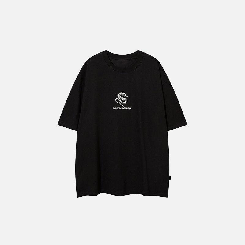 Dragon Printed T-shirt - tntwear1