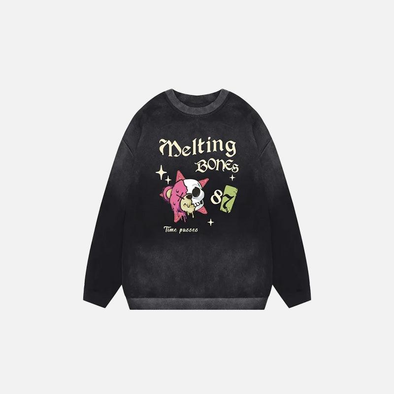 Mystic Melting Bones Sweatshirt - tntwear1