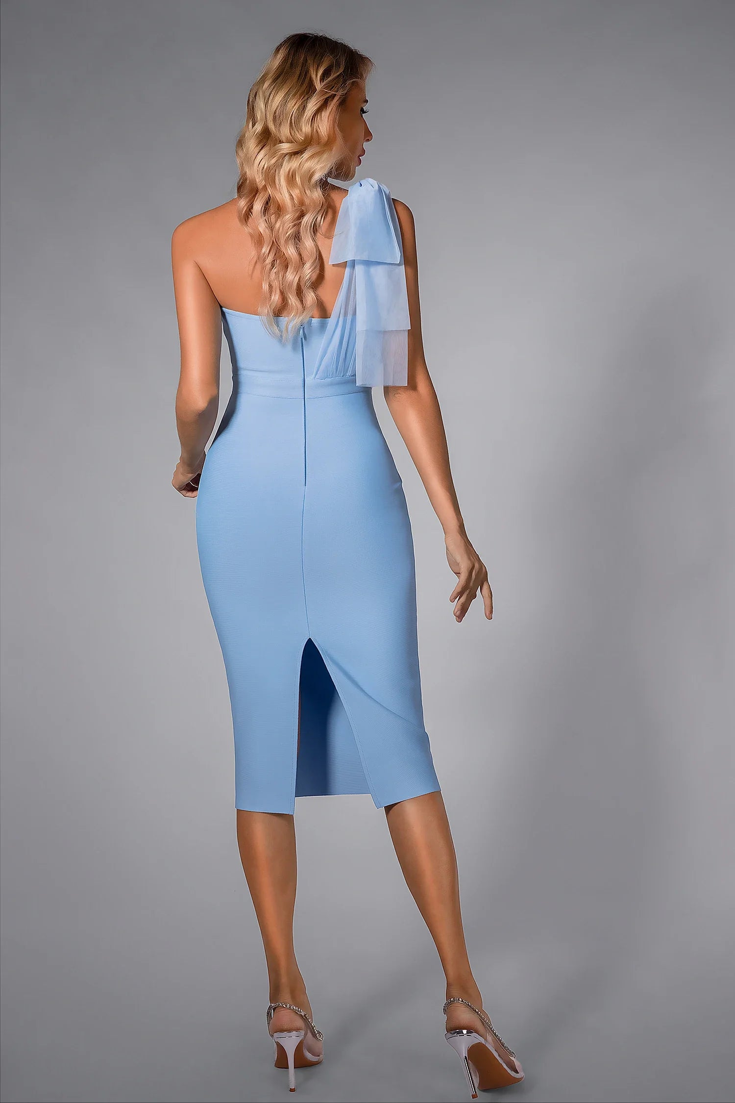 Piper Bow Bodycon Midi Dress