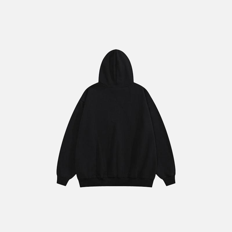 "I Hate This" Letter Print Hoodie - tntwear1