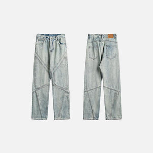 Y2k Rivet Pocket Jeans - tntwear1