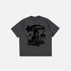 Y2k Car Printed Women's T-shirt - tntwear1