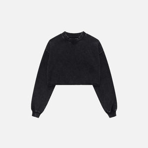 Women Distressed Loose Sweatshirt - tntwear1