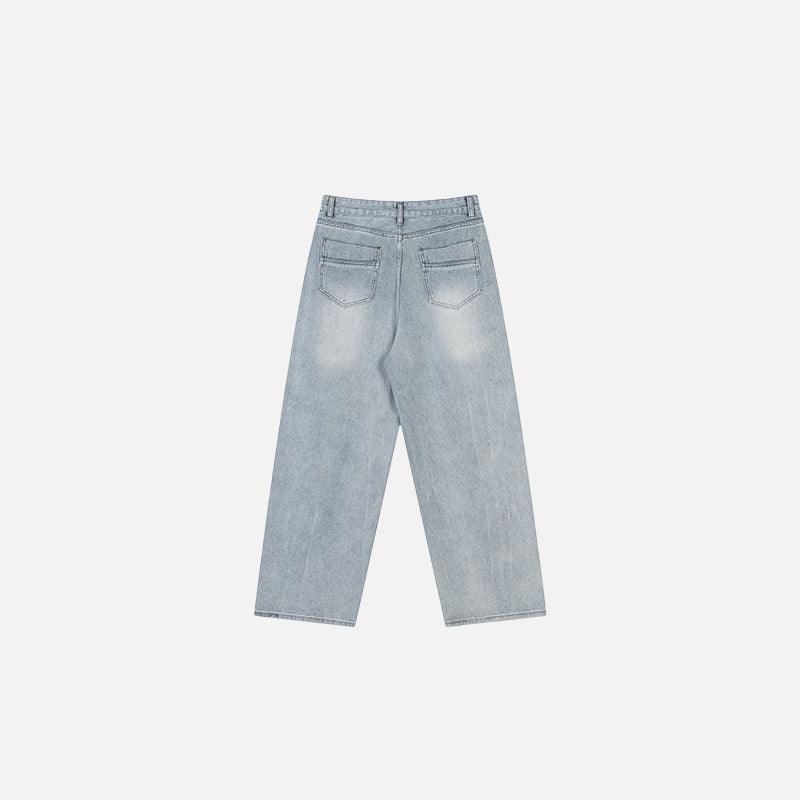 Urban Reversed Straight-Leg Jeans - tntwear1