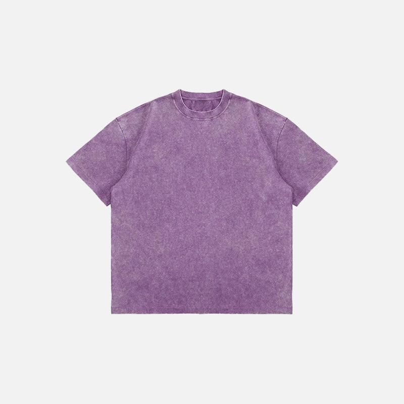 Summer Loose Washed T-shirt - tntwear1