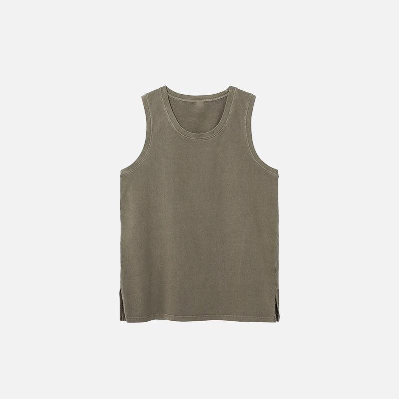 Side Slit Unisex Sleeveless T-shirt - tntwear1