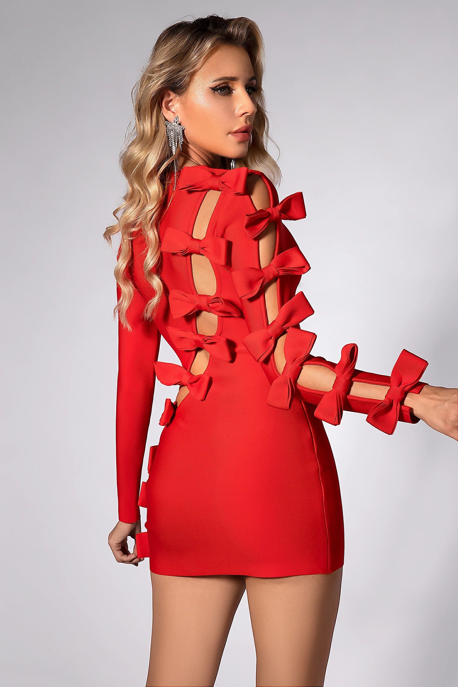 Briane Butterfly Cutout Bodycon Mini Dress