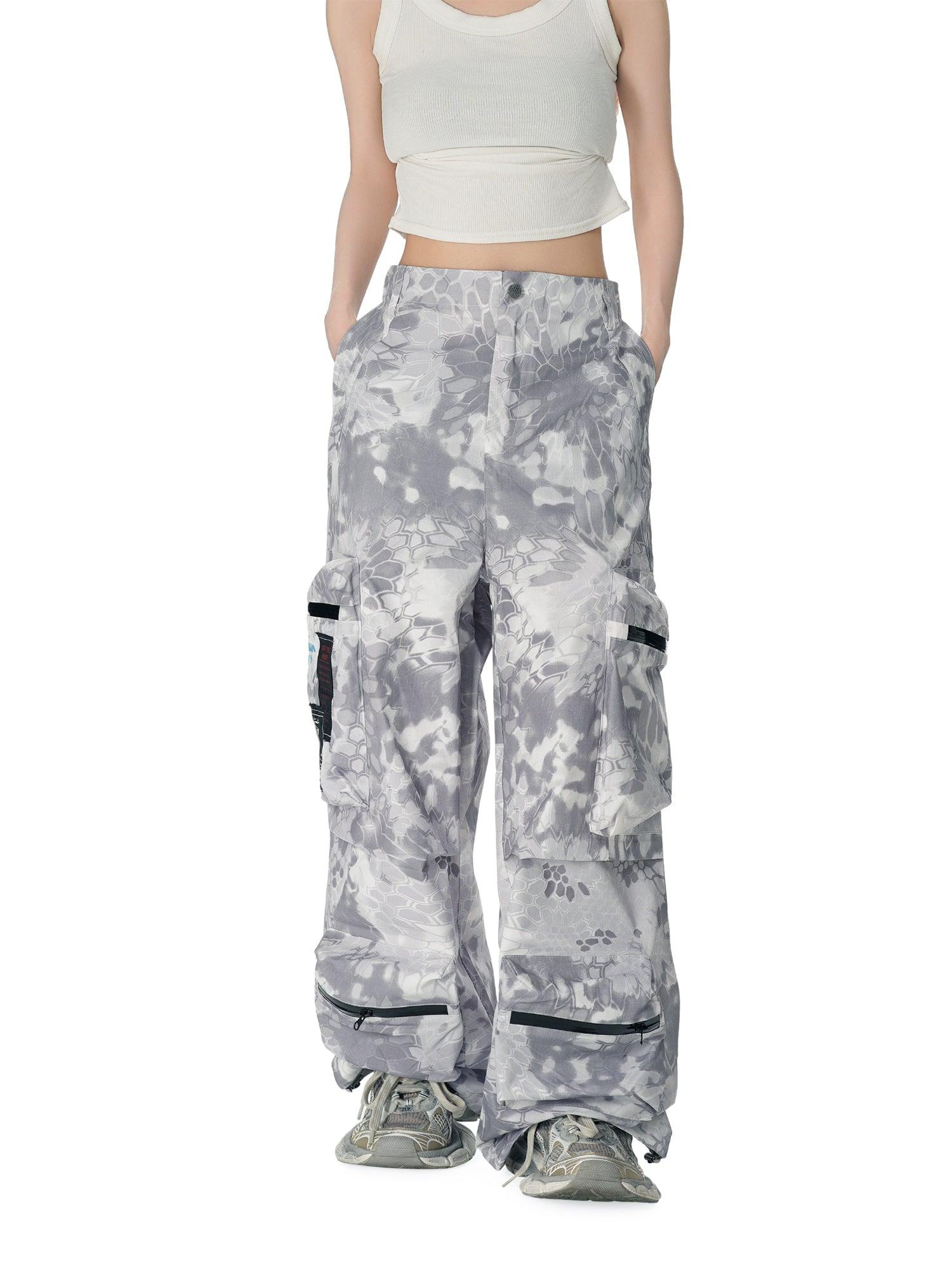 Tntwear High Street Camouflage Multi-Pocket Woven Pants