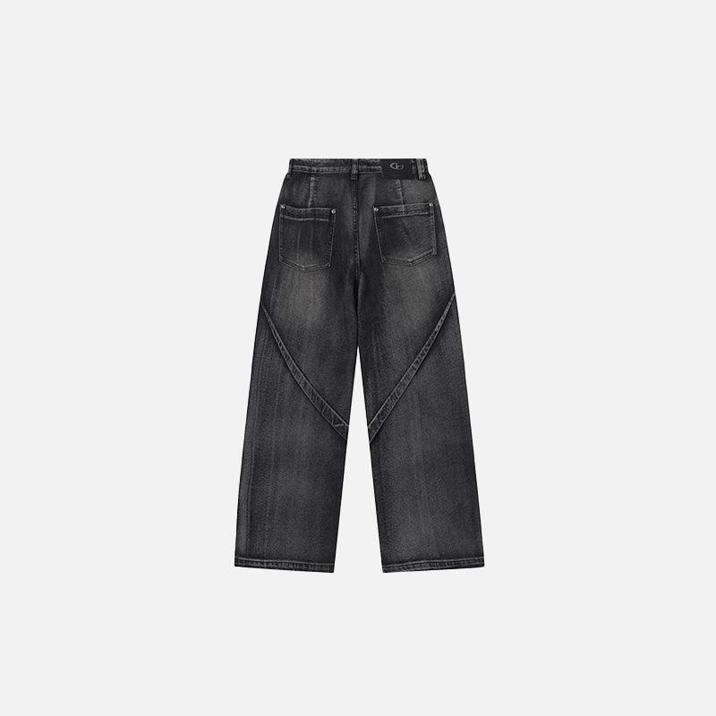 Crisscross Denim Jeans - tntwear1