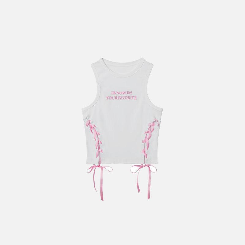 Women's Embroidery Straps Tank Top - tntwear1