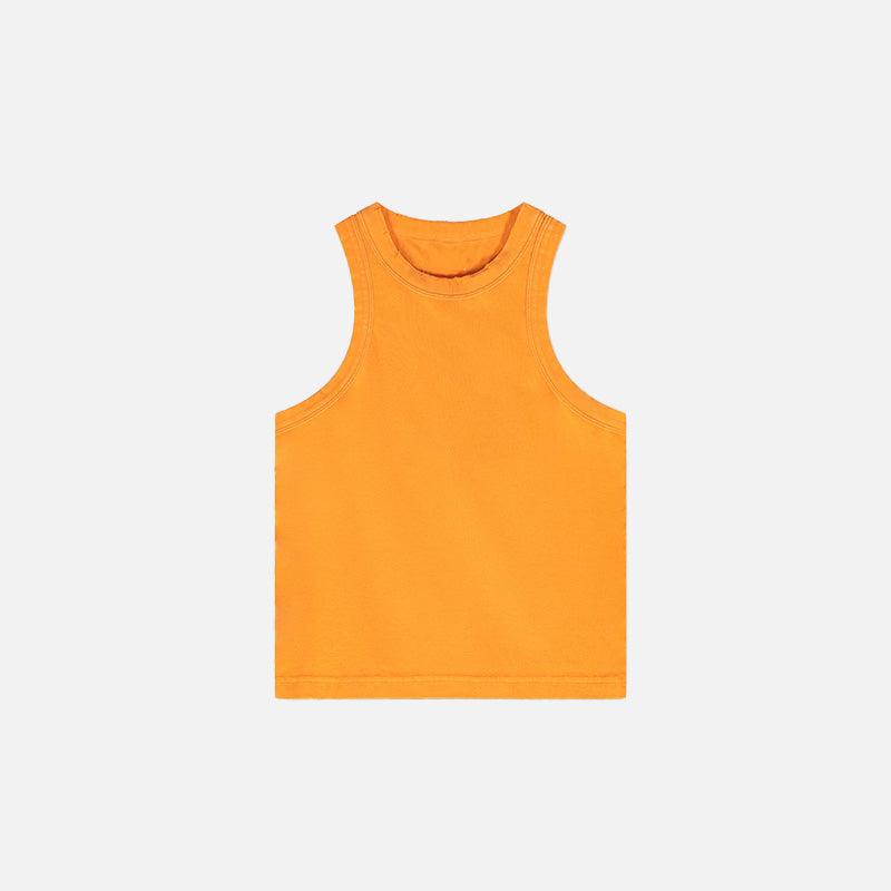 Women's Washed Solid Tank Top - tntwear1