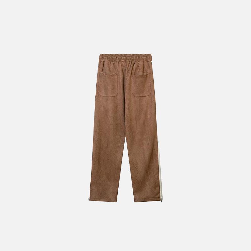 Side Striped High-waist Sweatpants - tntwear1