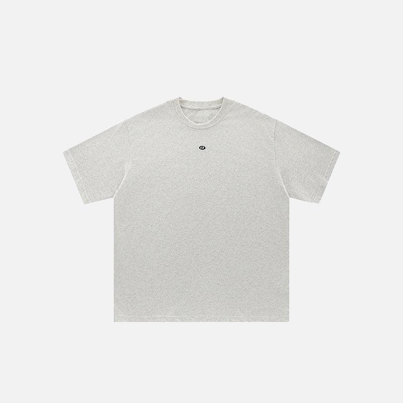 Oversized Solid Color Blank T-shirt - tntwear1