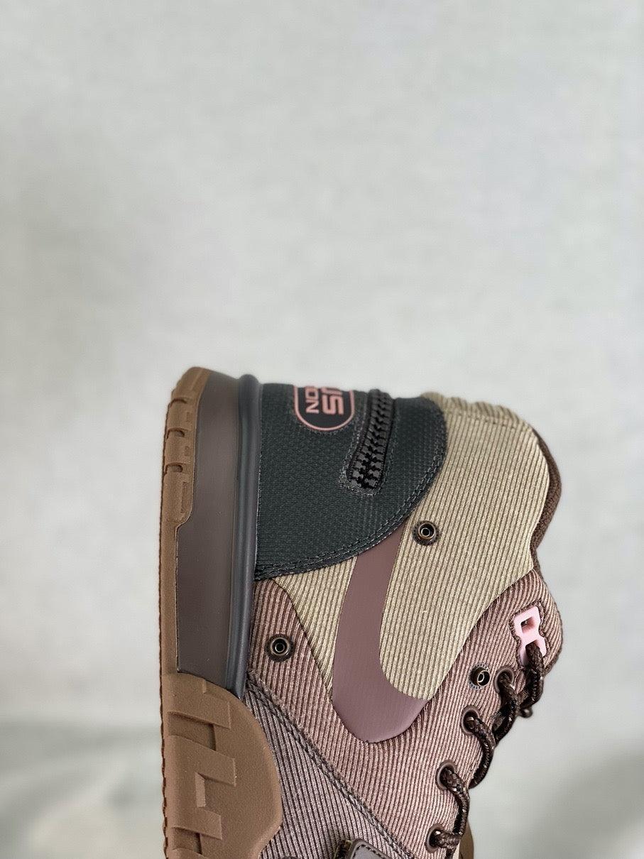 Custom Travis Scott x Air Trainer 1 Wheat DR7515-200 - tntwear1