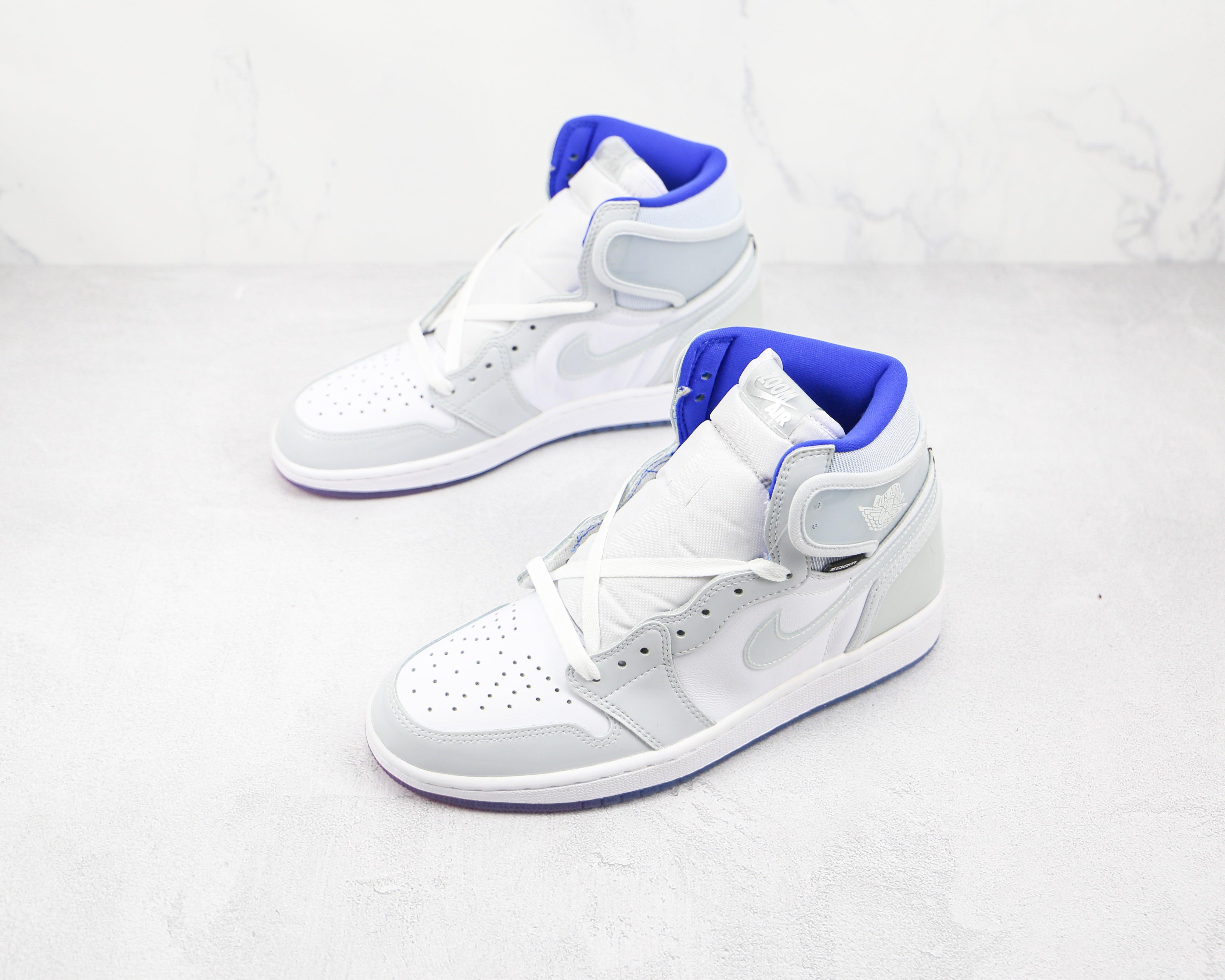 Custom White Jordan 1 High Q ( Customs And Box ), Jordan 1 Sneakers Active - tntwear1