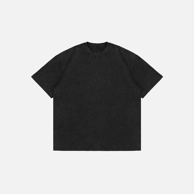 Summer Loose Washed T-shirt - tntwear1