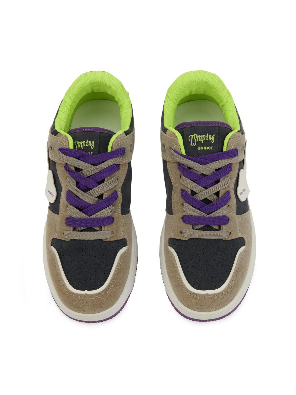 Tntwear Retro Color-Blocked Casual Shoes - 1974 - tntwear1