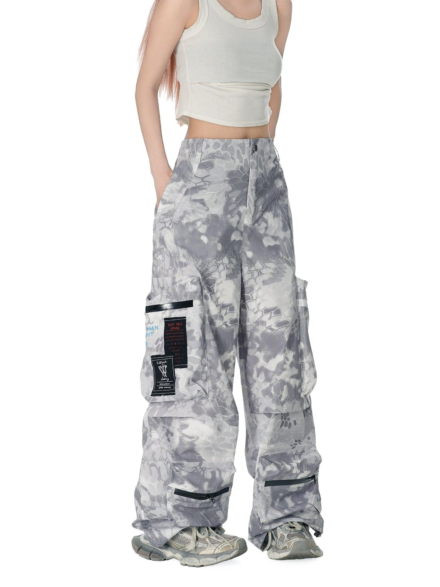 Tntwear High Street Camouflage Multi-Pocket Woven Pants