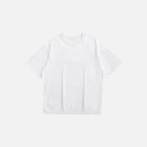 Elbow-Length Loose Blank T-shirt - tntwear1