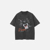 Retro Panther Washed Graphic T-shirt - tntwear1