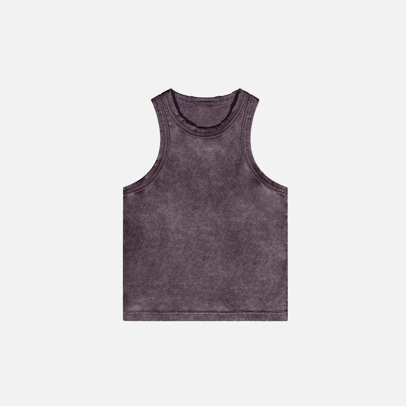 Women's Washed Solid Tank Top - tntwear1