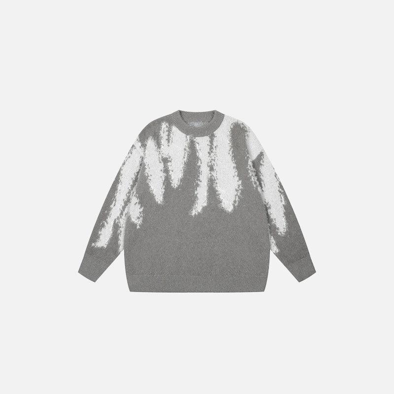 Tie Dye Knitted Sweater - tntwear1