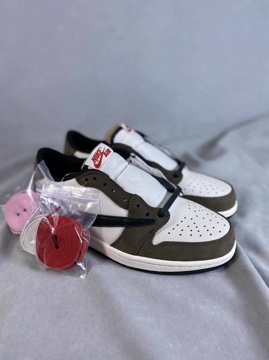 Custom Fragment x Travis Scott x Air Jordan 1 Low CQ4277-990 - tntwear1