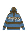 Tntwear Jacquard Knit hooded Striped Sweater