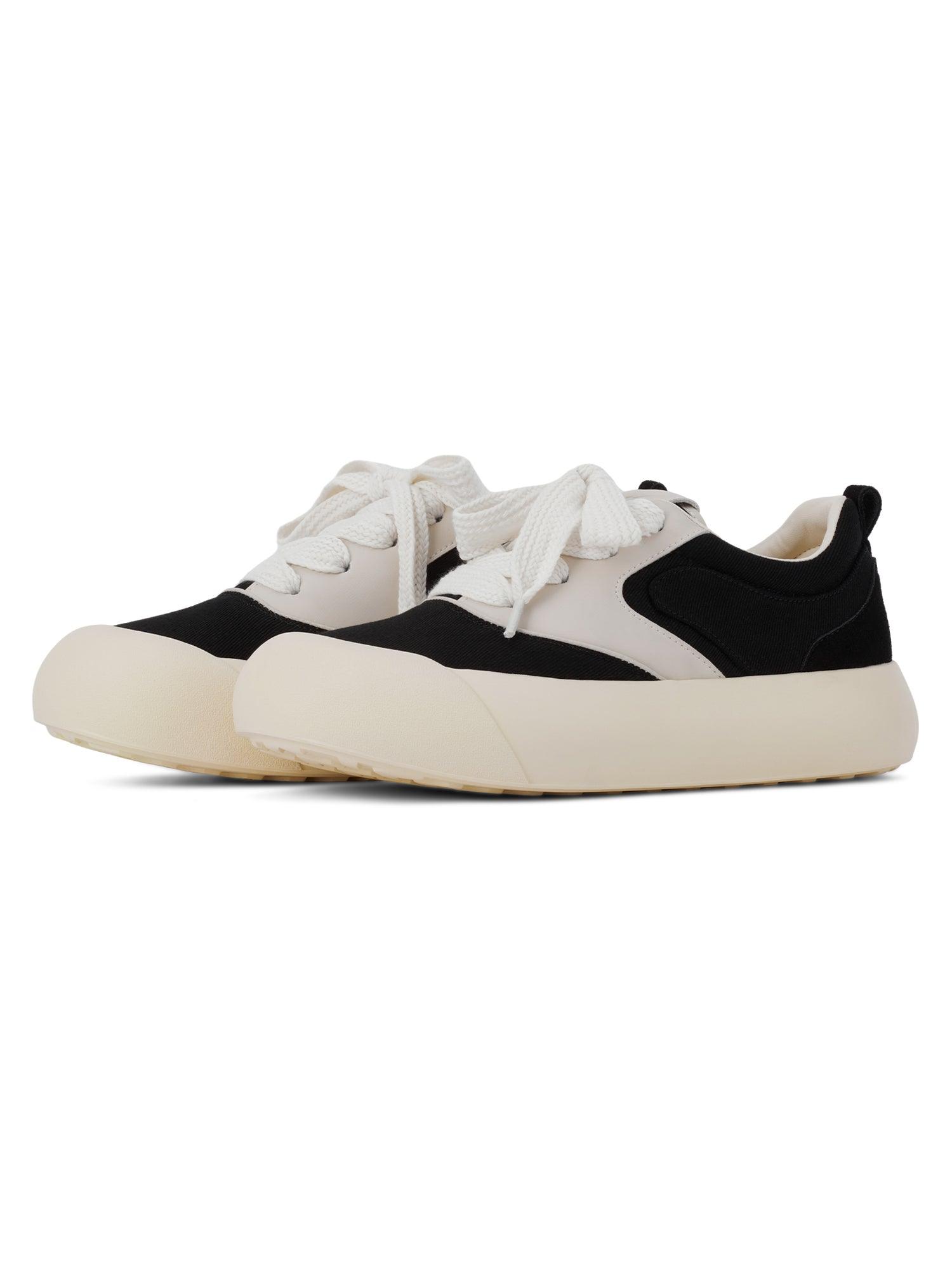 Tntwear Chunky Round-Toe Color-Block Rap Sneakers - tntwear1