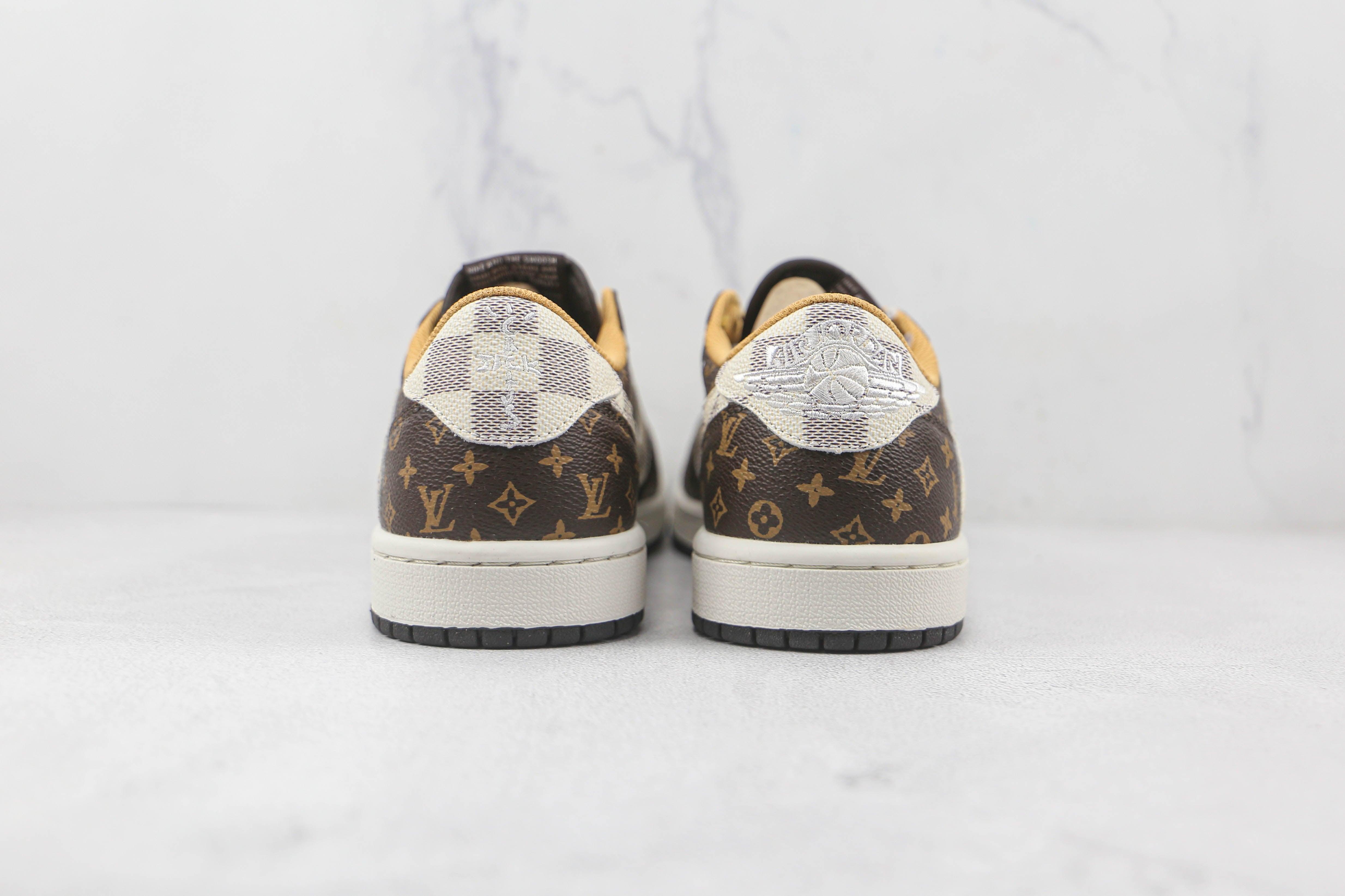 Custom Fragment x Travis Scott x Air Jordan 1 Low LV DM7866 216 - tntwear1