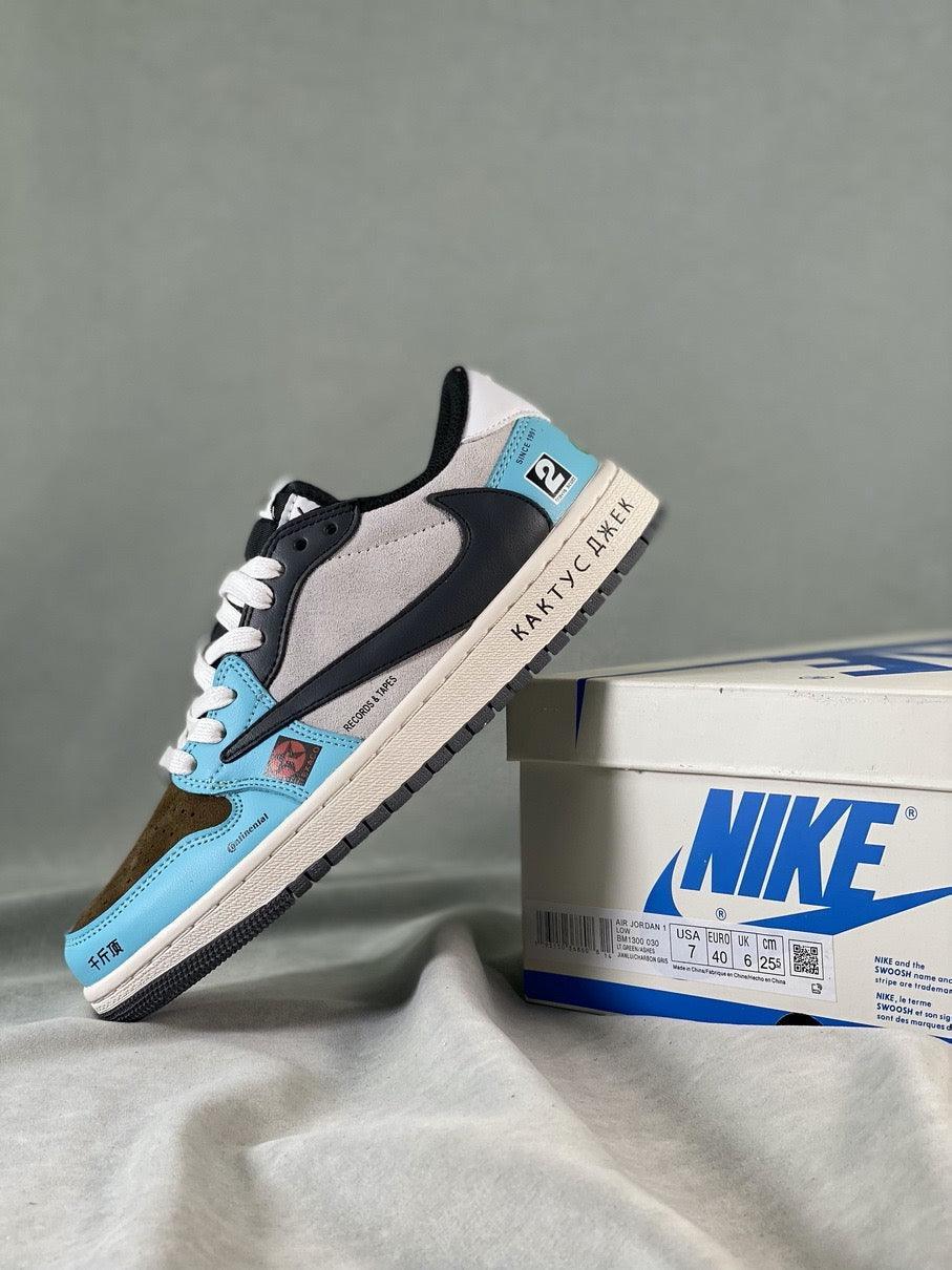 Custom Travis Scott x Air Jordan 1 Low OG SP 'JACKBOYS' DM7866-009 - tntwear1