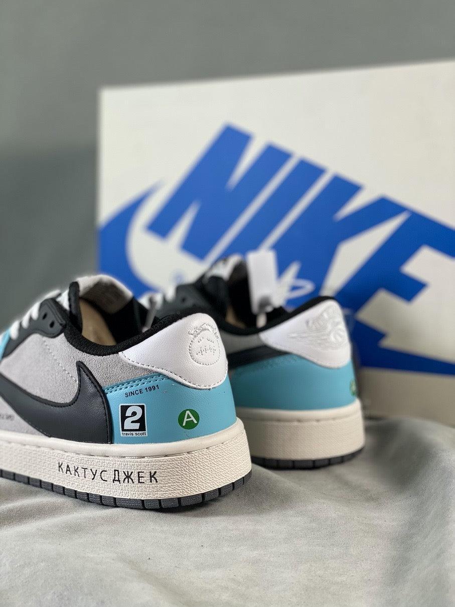 Custom Travis Scott x Air Jordan 1 Low OG SP 'JACKBOYS' DM7866-009 - tntwear1