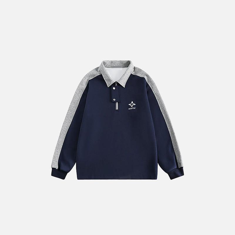 Racing Embroidery Sweatshirt - tntwear1