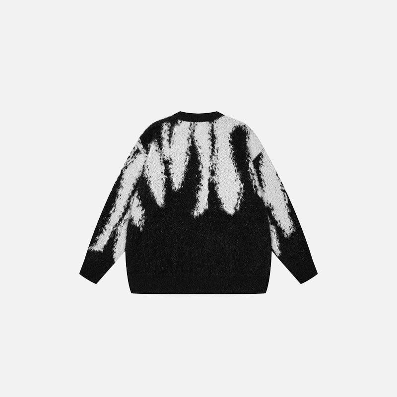 Tie Dye Knitted Sweater - tntwear1