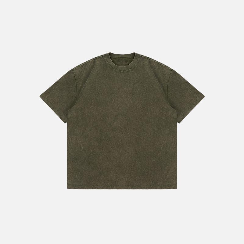 Summer Loose Washed T-shirt - tntwear1