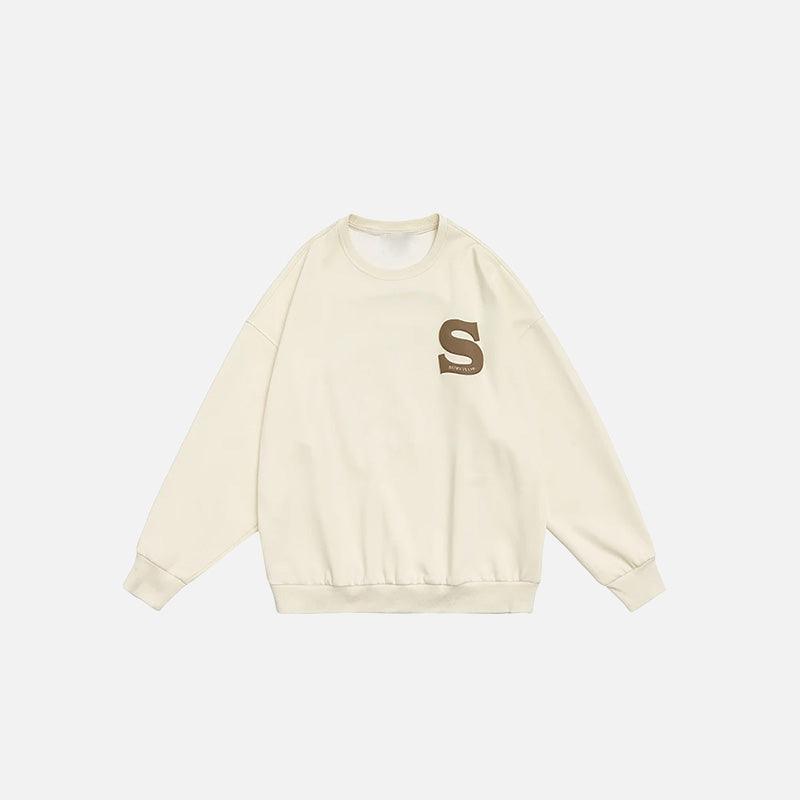 S Foaming Print Sweatshirt - tntwear1