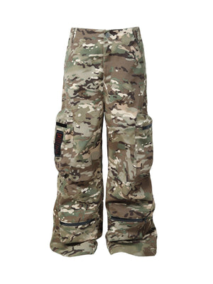 Tntwear High Street Camouflage Multi-Pocket Woven Pants