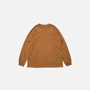 Versatile Blank Long Sleeve T-shirt - tntwear1