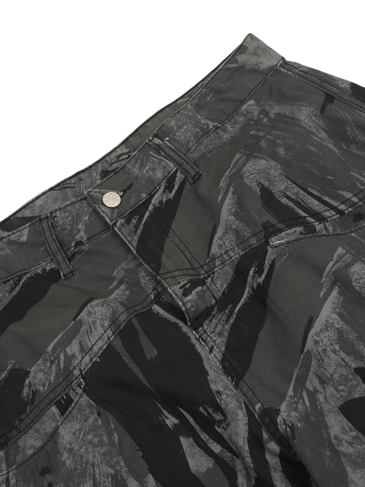 Tntwear Multi-Pocket Camo Cargo Pants