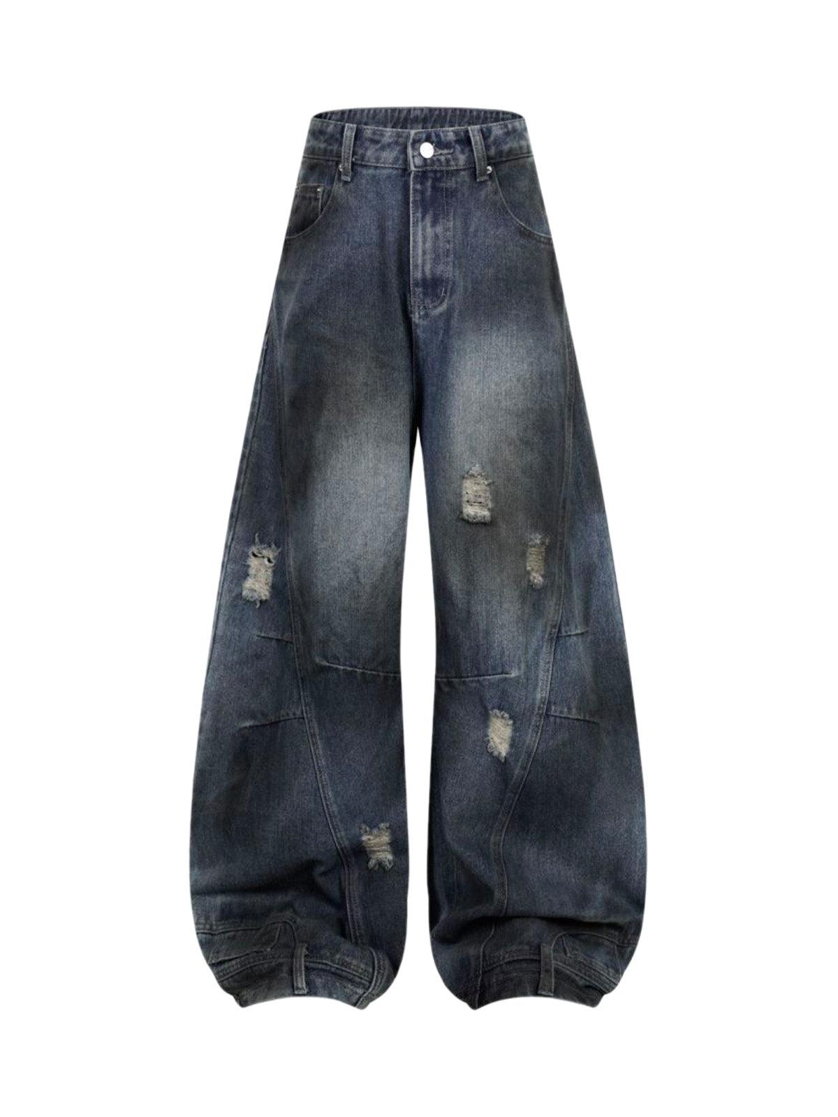 Tntwear Washed Distressed jeans - tntwear1