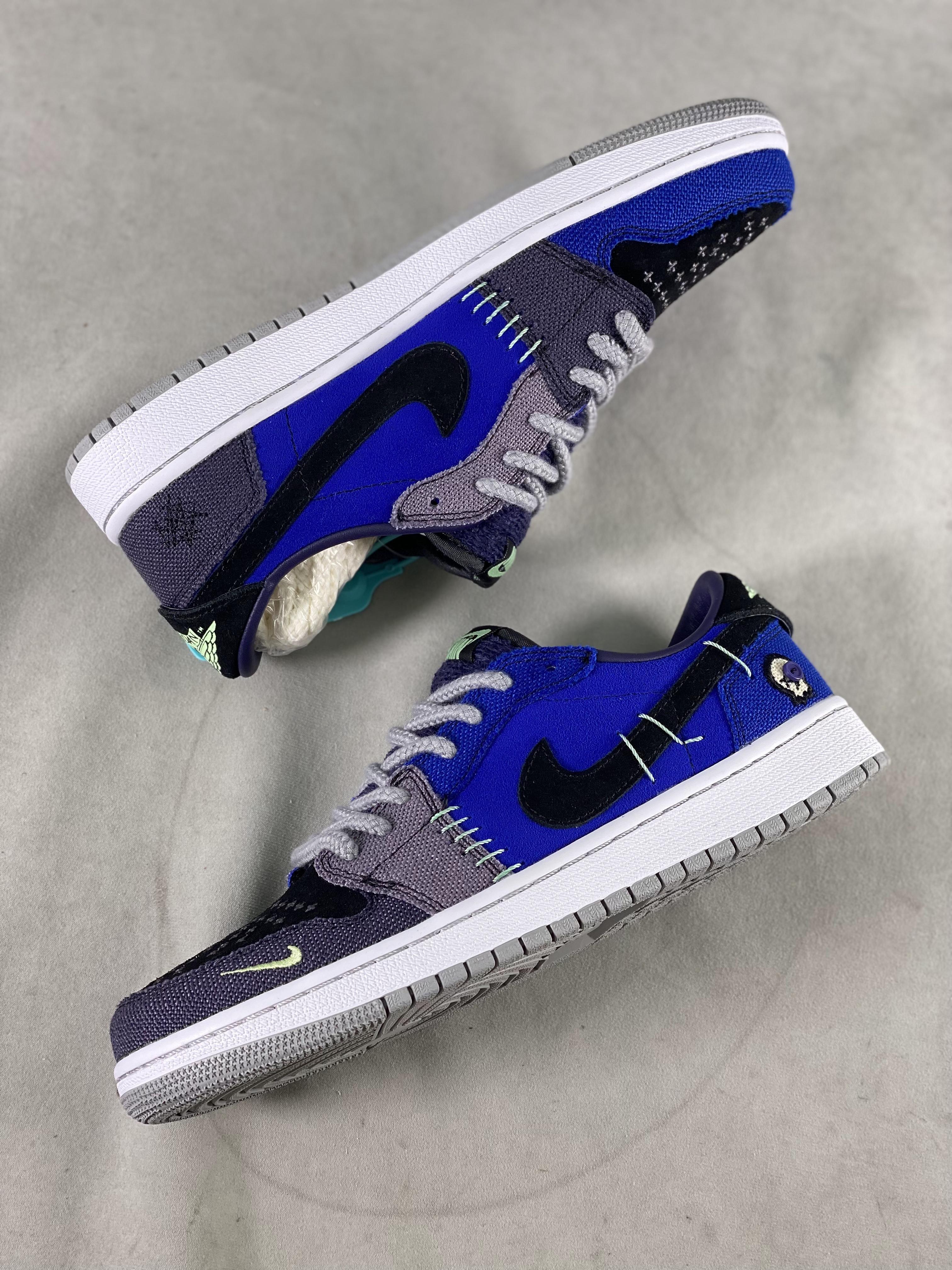 Custom Air Jordan 1 Low OG ZION "Voodoo Alternate" - tntwear1