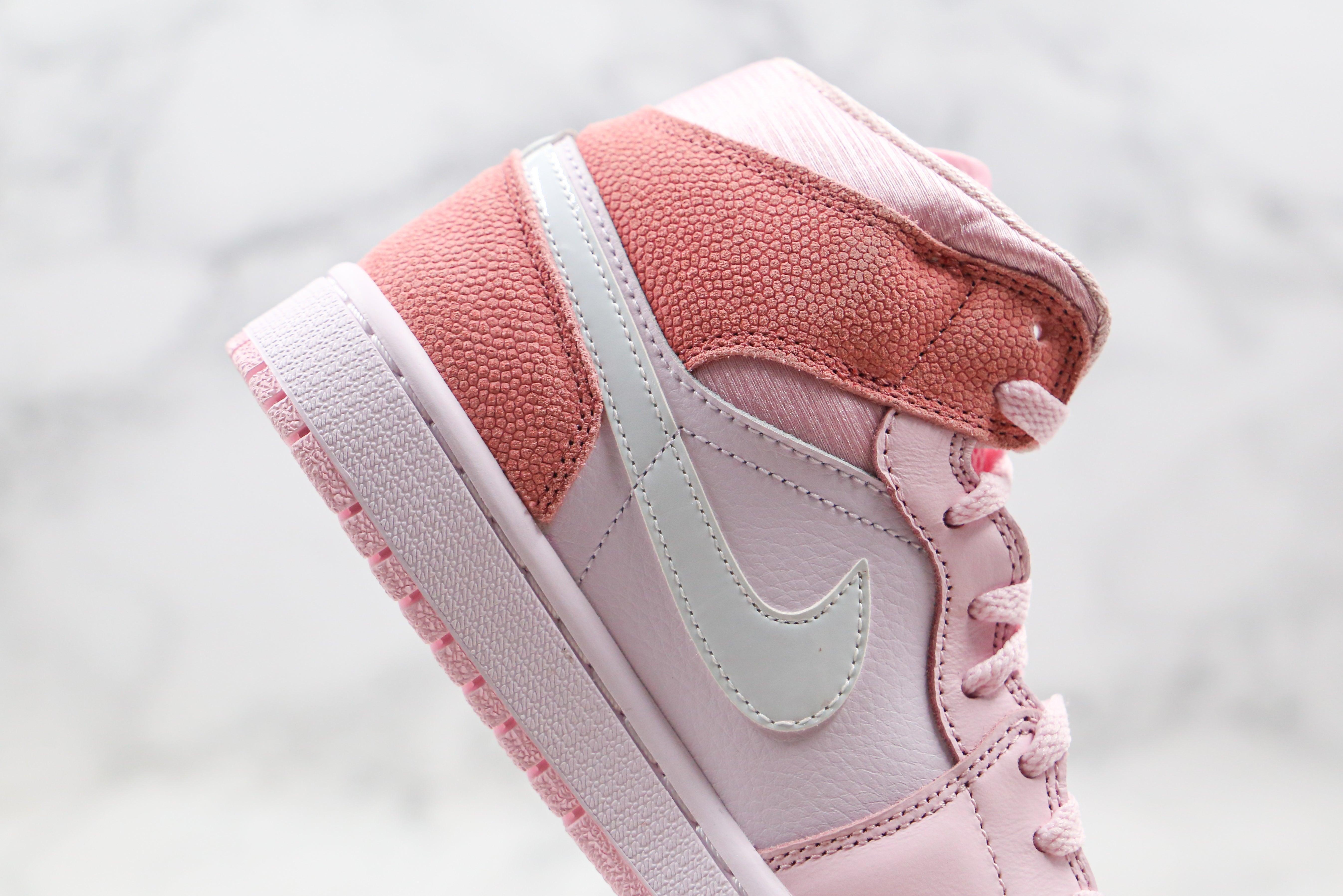 Custom Air Jordan 1 Mid" Digital Pink High Q - tntwear1