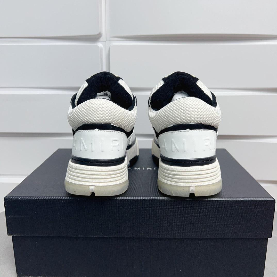 AMR MA-1 White and Black Sneakers-134 - tntwear1