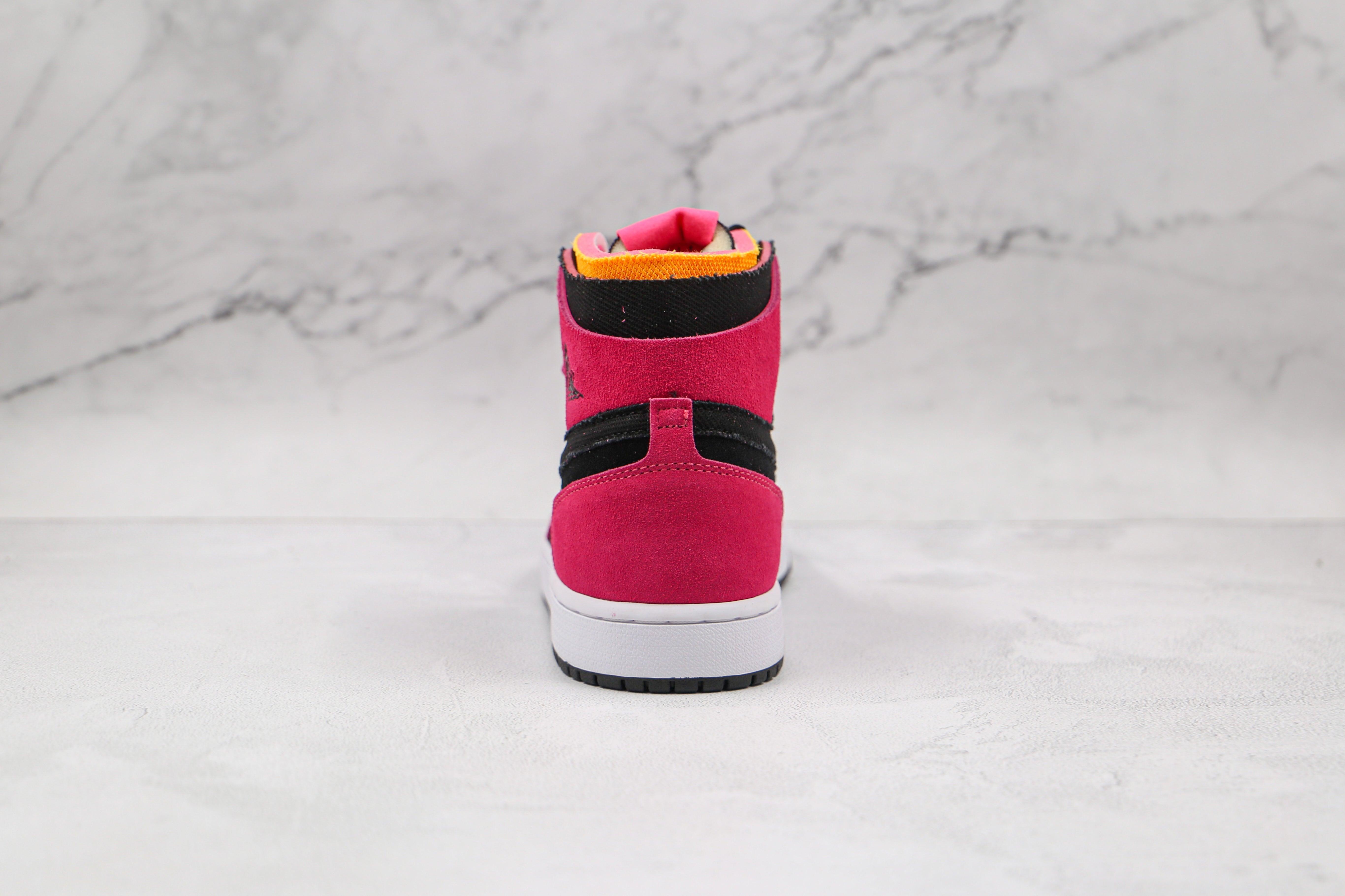 Custom RED Jordan 1 High Q Zoom Air ( Customs And Box ), Jordan 1 Sneakers Active - tntwear1