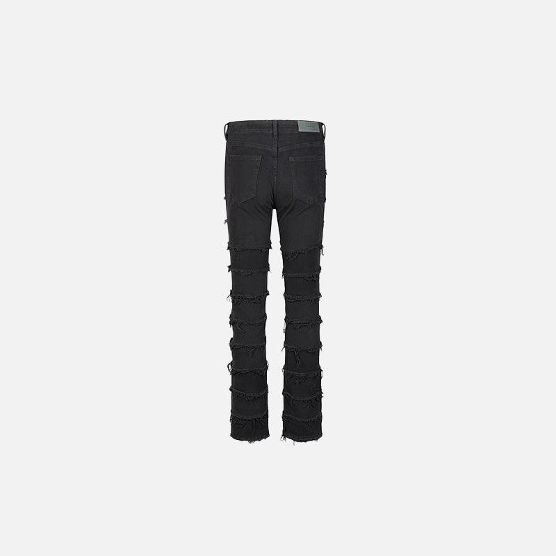 Distressed Women's Straight Jeans - tntwear1