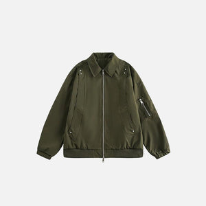 Urban utility Varsity Jacket - tntwear1