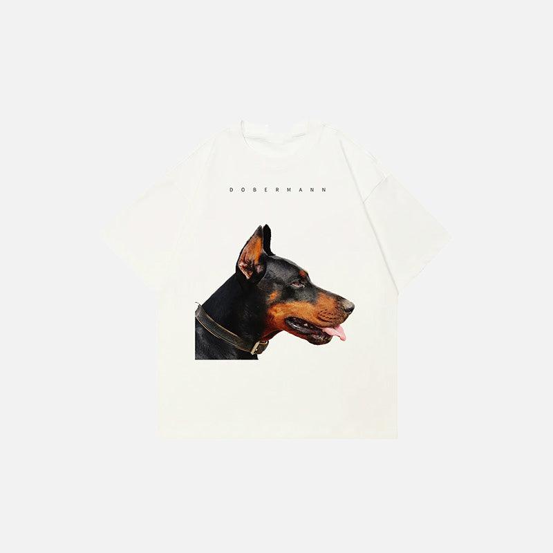 Doberman Graphic T-shirt - tntwear1