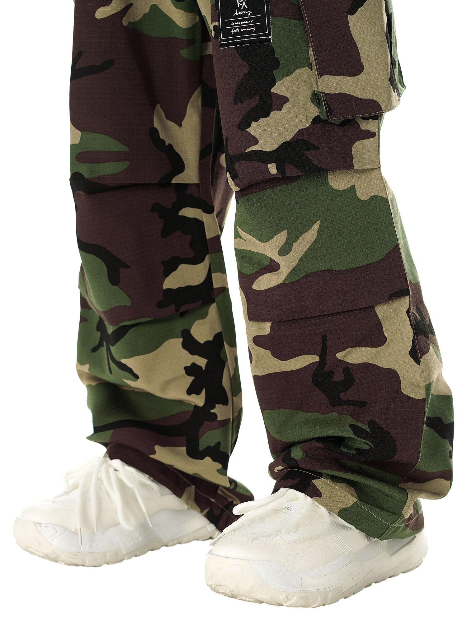 Tntwear High Street Badge Camouflage Multi-Pocket Pants